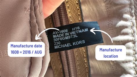 how do you know if michael kors bag is real|michael kors serial number checker.